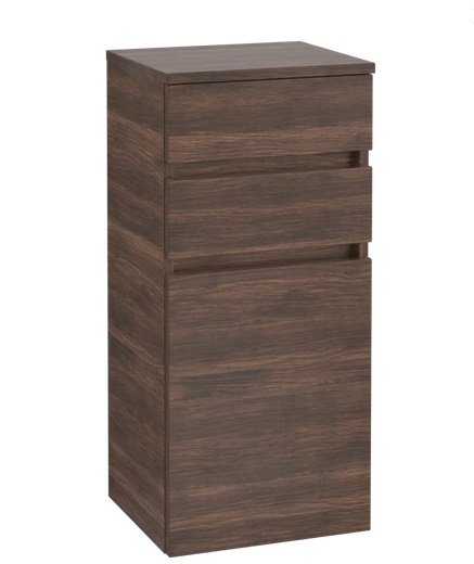 Шафка для ванної Villeroy & Boch Legato 40х87х35 см петлі праворуч ДСП дуб аризона B72801VH