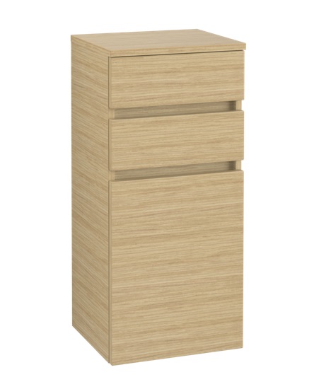 Шафка для ванної Villeroy & Boch Legato 40х87х35 см петлі справа ДСП скандинавський дуб B72801VJ