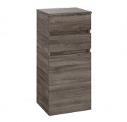 Шафка для ванної Villeroy & Boch Legato 40х87х35 см петлі праворуч ДСП кам'яний дуб B72801RK