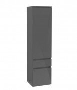 Пенал Villeroy & Boch Legato 40x155х35 см петлі зліва МДФ/ДСП глянсовий сірий B72900FP