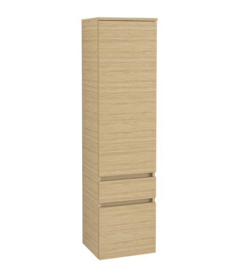 Пенал Villeroy & Boch Legato 40x155х35 см петли слева ДСП скандинавский дуб B72900VJ