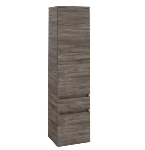 Пенал Villeroy & Boch Legato 40x155х35 см петлі ліворуч ДСП кам'яний дуб B72900RK