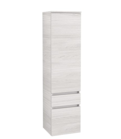 Пенал Villeroy & Boch Legato 40x155х35 см петли справа ДСП белое дерево B72901E8