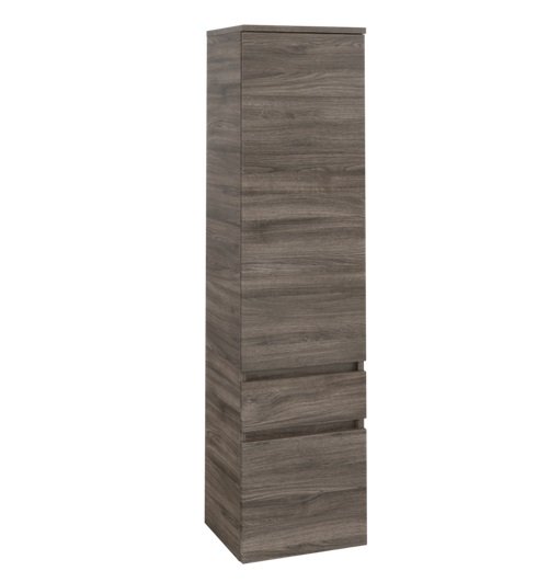 Пенал Villeroy & Boch Legato 40x155х35 см петлі праворуч ДСП кам'яний дуб B72901RK