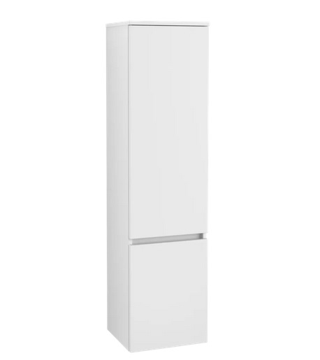 Пенал Villeroy & Boch Legato 40x155х35 см петли слева ДСП белый матовый B73000MS