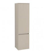 Пенал Villeroy & Boch Legato 40x155х35 см петлі зліва ДСП м'який сірий B73000VK