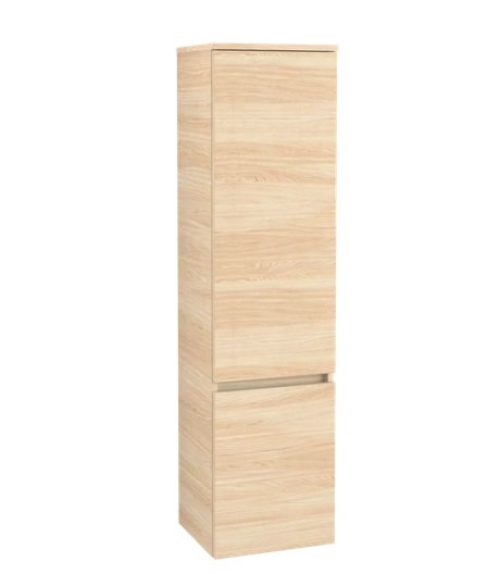 Пенал Villeroy & Boch Legato 40x155х35 см петли слева ДСП печатный вяз B73000PN