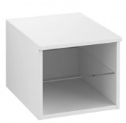 Стеллаж для ванной Villeroy & Boch Legato 40х34х50 см левый МДФ/ДСП глянцевый белый B72400DH