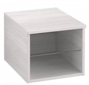 Стеллаж для ванной Villeroy & Boch Legato 40х34х50 см левый ДСП белое дерево B72400E8