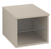 Стеллаж для ванной Villeroy & Boch Legato 40х34х50 см левый ДСП мягкий серый B72400VK