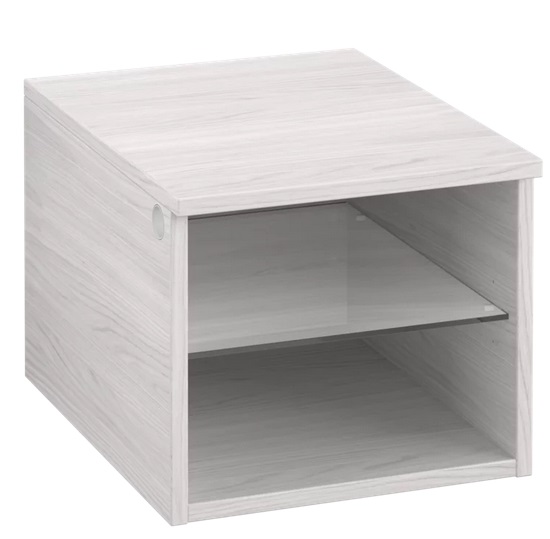 Стеллаж для ванной Villeroy & Boch Legato 40х34х50 см правый ДСП белое дерево B72401E8