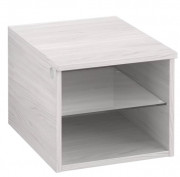 Стеллаж для ванной Villeroy & Boch Legato 40х34х50 см правый ДСП белое дерево B72401E8