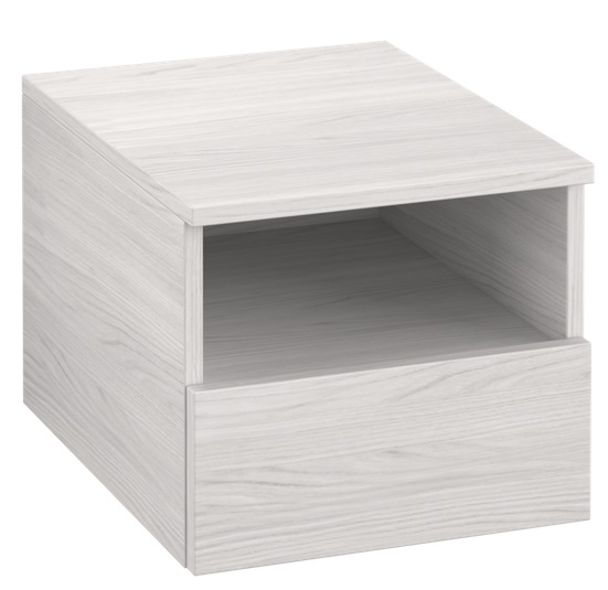 Шафка для ванної Villeroy & Boch Legato 40х34х50 см ДСП біле дерево B72600E8