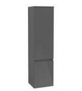 Пенал Villeroy & Boch Legato 40x155х35 см петлі праворуч МДФ/ДСП глянсовий сірий B73001FP