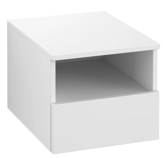 Шкафчик для ванной Villeroy & Boch Legato 40х34х50 см левый ДСП белый матовый B72600MS