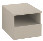 Шкафчик для ванной Villeroy & Boch Legato 40х34х50 см левый ДСП мягкий серый B72600VK