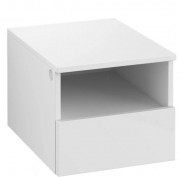 Шафка для ванної Villeroy & Boch Legato 40х34х50 см права МДФ/ДСП глянсова біла B72601DH