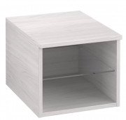 Стеллаж для ванной Villeroy & Boch Legato 40х34х50 см левый ДСП белое дерево B72400E8