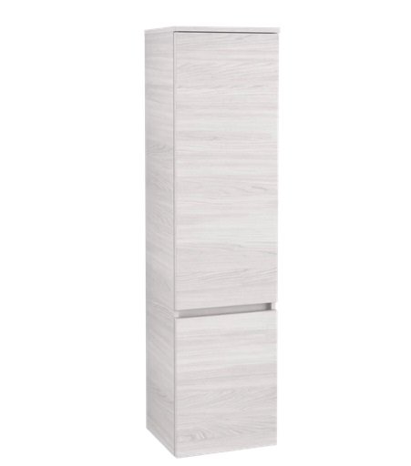 Пенал Villeroy & Boch Legato 40x155х35 см петлі праворуч ДСП біле дерево B73001E8