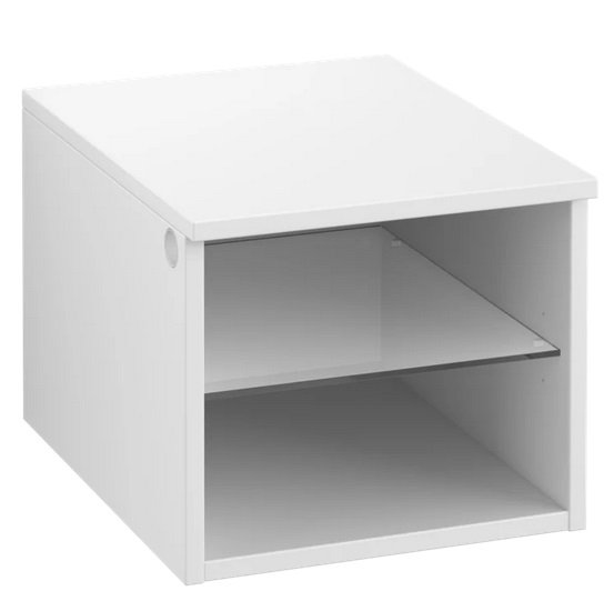 Стелаж для ванної Villeroy & Boch Legato 40х34х50 см правий ДСП білий матовий B72401MS