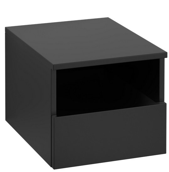 Шкафчик для ванной Villeroy & Boch Legato 40х34х50 см левый МДФ/ДСП черный матовый лак B72600PD