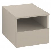 Шкафчик для ванной Villeroy & Boch Legato 40х34х50 см левый ДСП мягкий серый B72600VK