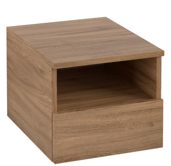 Шафка для ванної Villeroy & Boch Legato 40х34х50 см ліва ДСП дуб канзас B72600RH