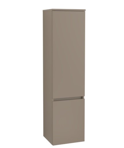 Пенал Villeroy & Boch Legato 40x155х35 см петли справа ДСП трюфель серый B73001VG