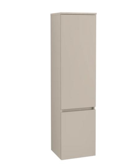 Пенал Villeroy & Boch Legato 40x155х35 см петлі праворуч ДСП м'який сірий B73001VK