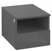 Шкафчик для ванной Villeroy & Boch Legato 40х34х50 см правый МДФ/ДСП глянцевый серый B72601FP