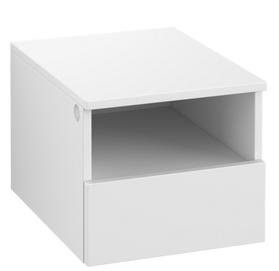 Шкафчик для ванной Villeroy & Boch Legato 40х34х50 см правый ДСП белый матовый B72601MS