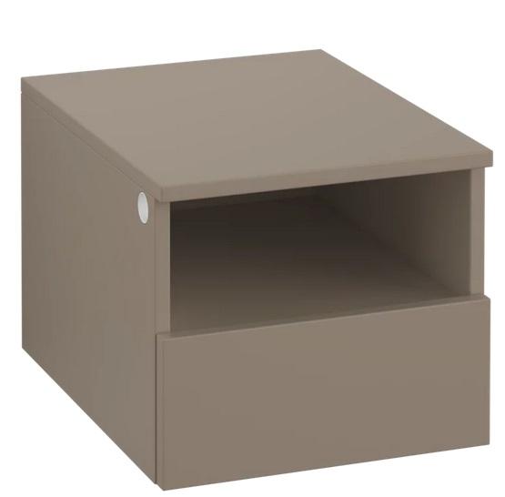 Шкафчик для ванной Villeroy & Boch Legato 40х34х50 см правый ДСП трюфель серый B72601VG