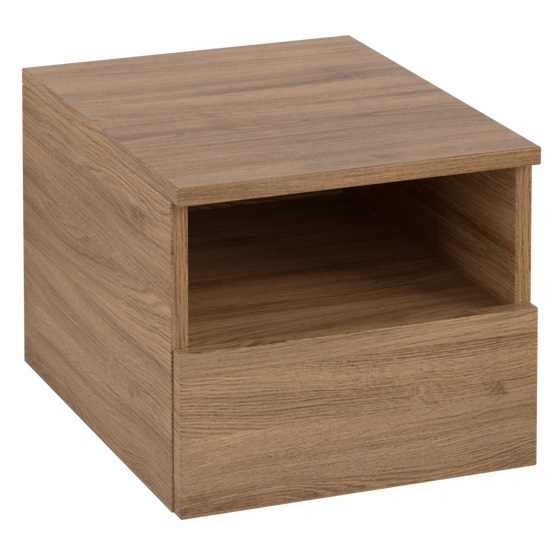 Шафка для ванної Villeroy & Boch Legato 40х34х50 см правий ДСП дуб канзас B72601RH