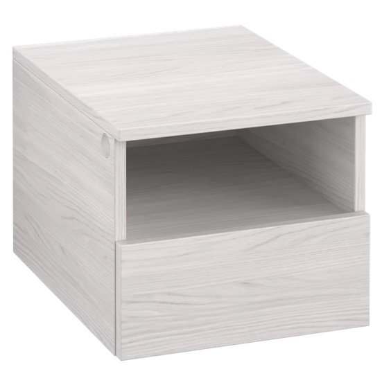 Шкафчик для ванной Villeroy & Boch Legato 40х34х50 см правый ДСП белое дерево B72601E8