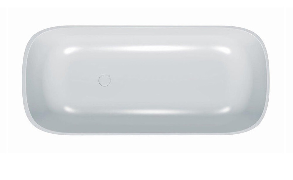 Ванна Kolpa San Gloria-FS зі штучного каменю Kerrock 180x80 білий 622640