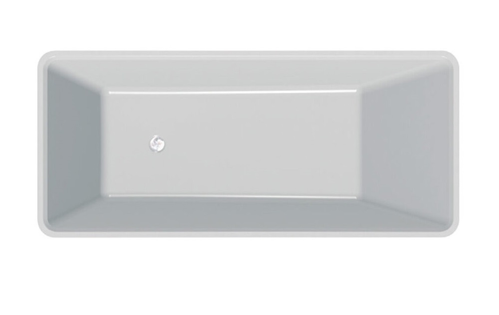 Ванна Kolpa San Ramona-FS зі штучного каменю Kerrock 180x80 білий 561250