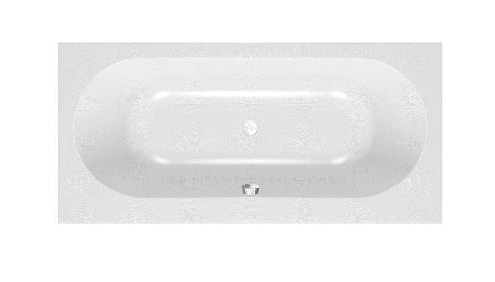 Ванна Kolpa San Atys/О из искусственного камня Kerrock 180x85 с обшивкой белый 922840