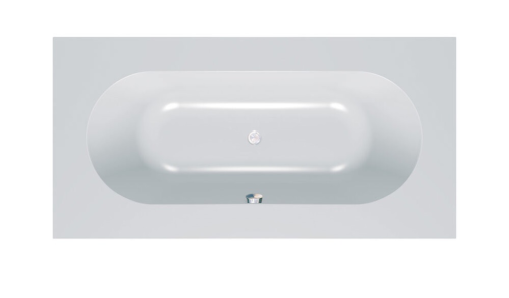 Ванна Kolpa San Atys из искусственного камня Kerrock 200x100 белый 621430