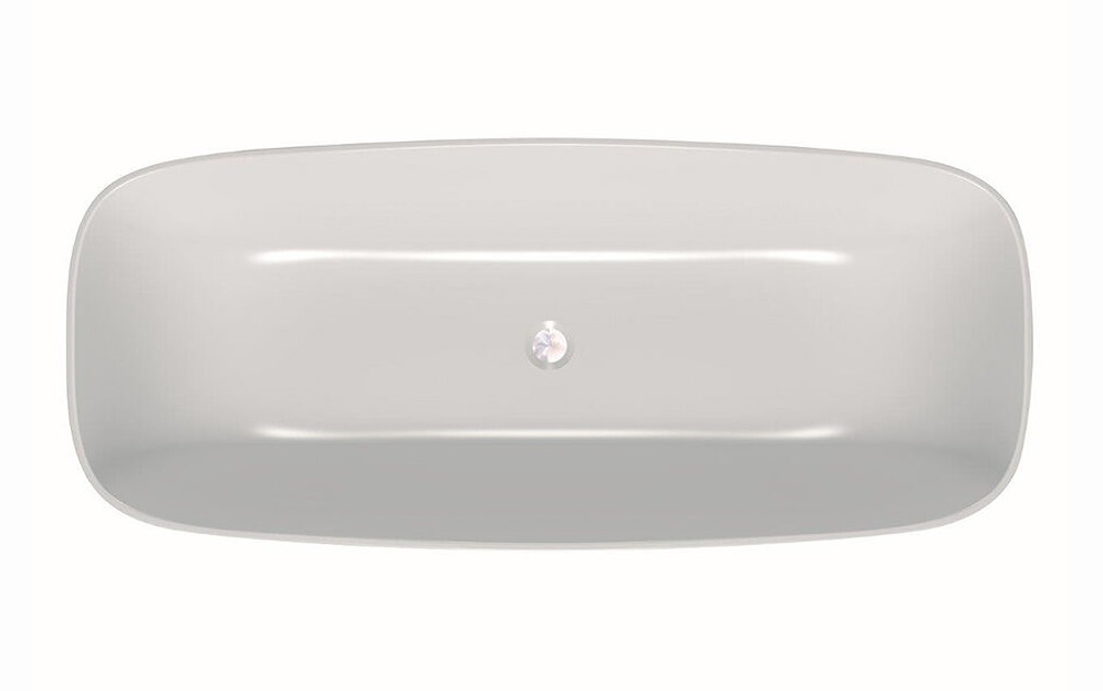 Ванна Kolpa San Milo-FS из искусственного камня Kerrock 174x75 белый 591520