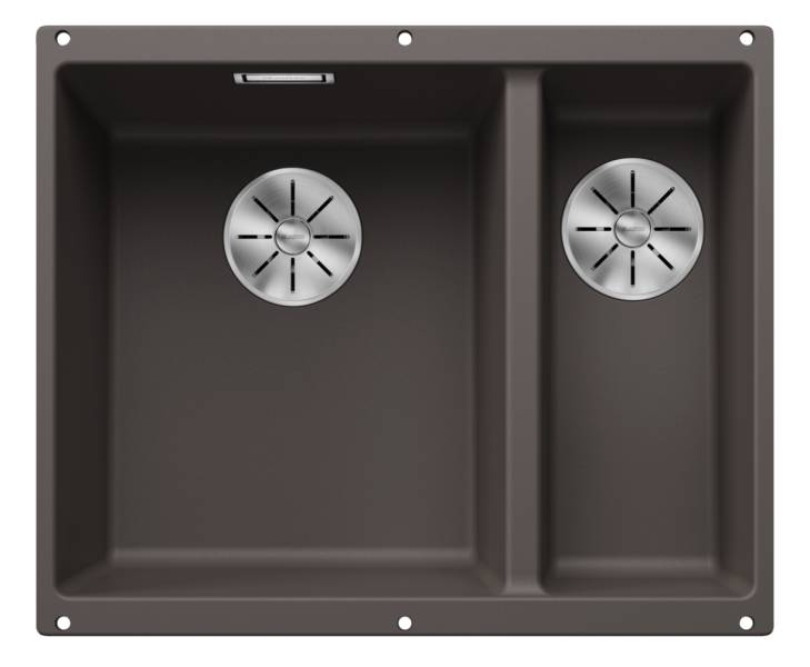 Мойка для кухни Blanco Subline 340/160-U 55,5х46 см SILGRANIT PuraDur® вулканический серый 527345