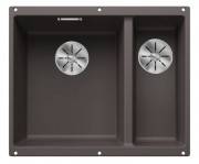 Мойка для кухни Blanco Subline 340/160-U 55,5х46 см SILGRANIT PuraDur® вулканический серый 527345