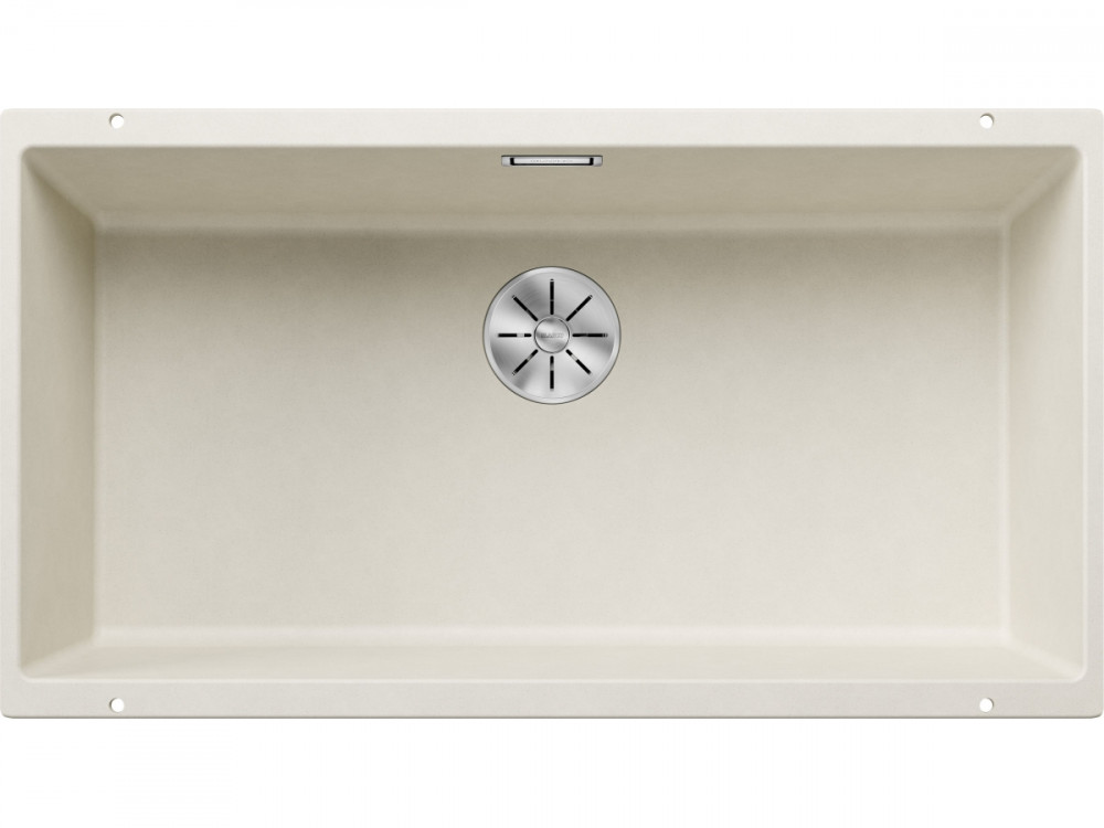 Мийка для кухні Blanco Subline 800-U 83х46 см SILGRANIT PuraDur® м'який білий 527174