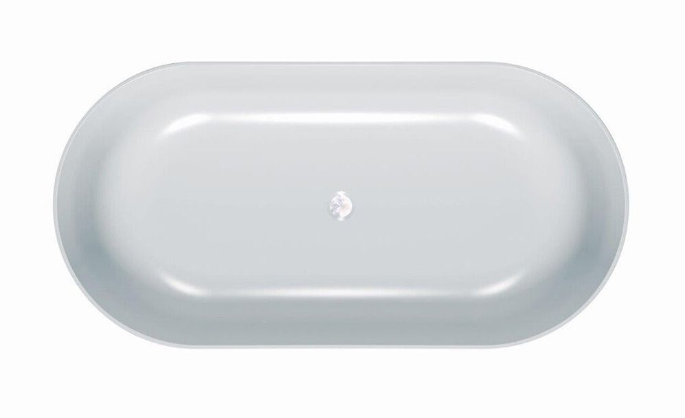 Ванна Kolpa San Boul-FS из искусственного камня Kerrock 165x85 белый 591560