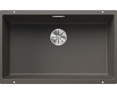 Мойка для кухни Blanco Subline 700-U 73х46 см SILGRANIT PuraDur® вулканический серый 527356