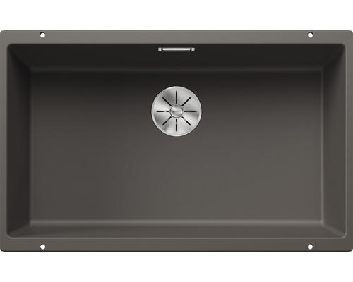 Мийка для кухні Blanco Subline 700-U 73х46 см SILGRANIT PuraDur® вулканічний сірий 527356