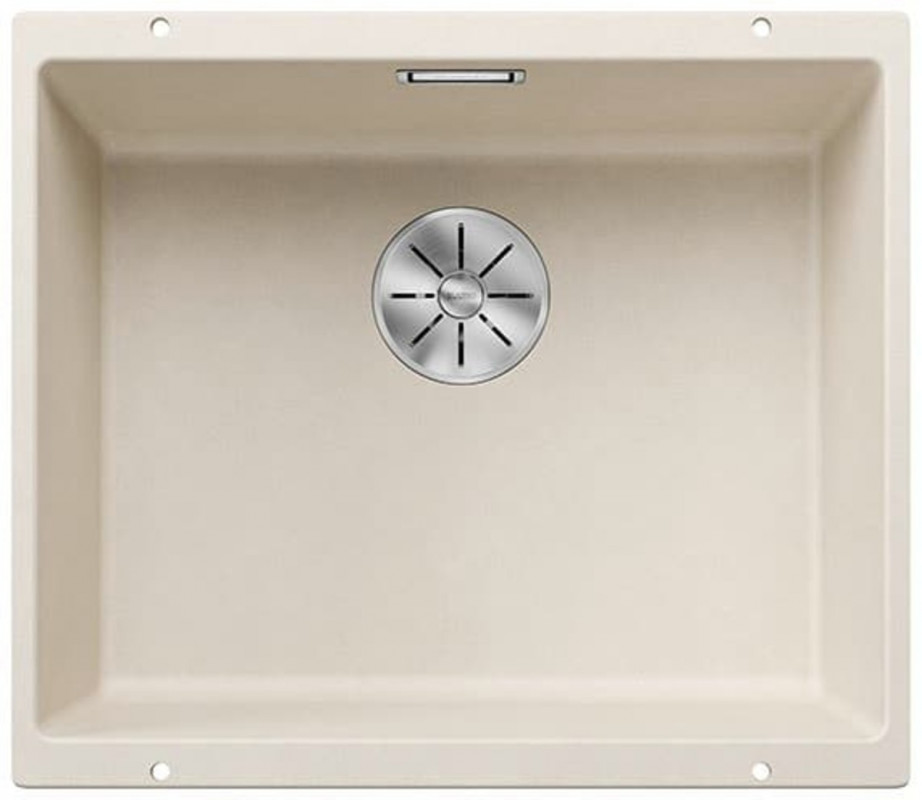 Мийка для кухні Blanco Subline 500-U 53х46 см SILGRANIT PuraDur® м'який білий 527170
