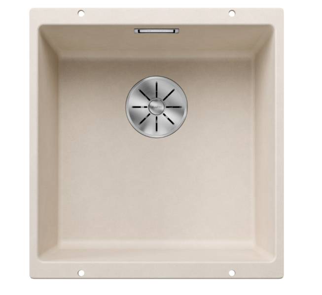 Мойка для кухни Blanco Subline 400-U 43х46 см SILGRANIT PuraDur® мягкий белый 527166
