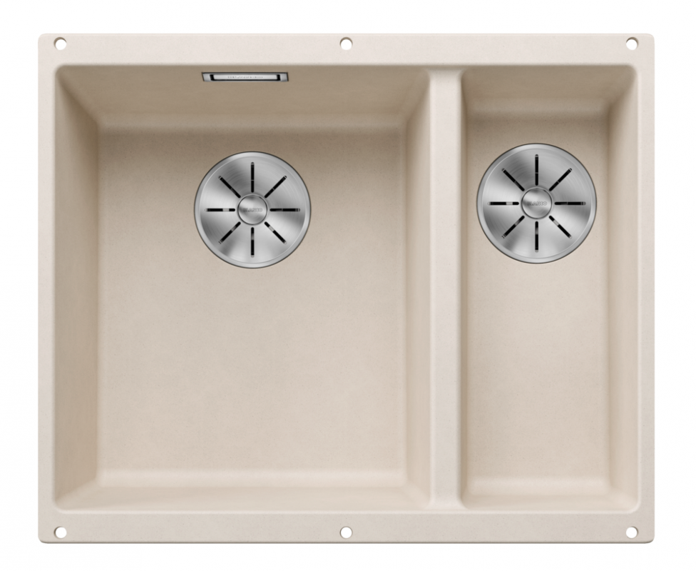 Мойка для кухни Blanco Subline 340/160-U 55,5х46 см SILGRANIT PuraDur® мягкий белый 527162