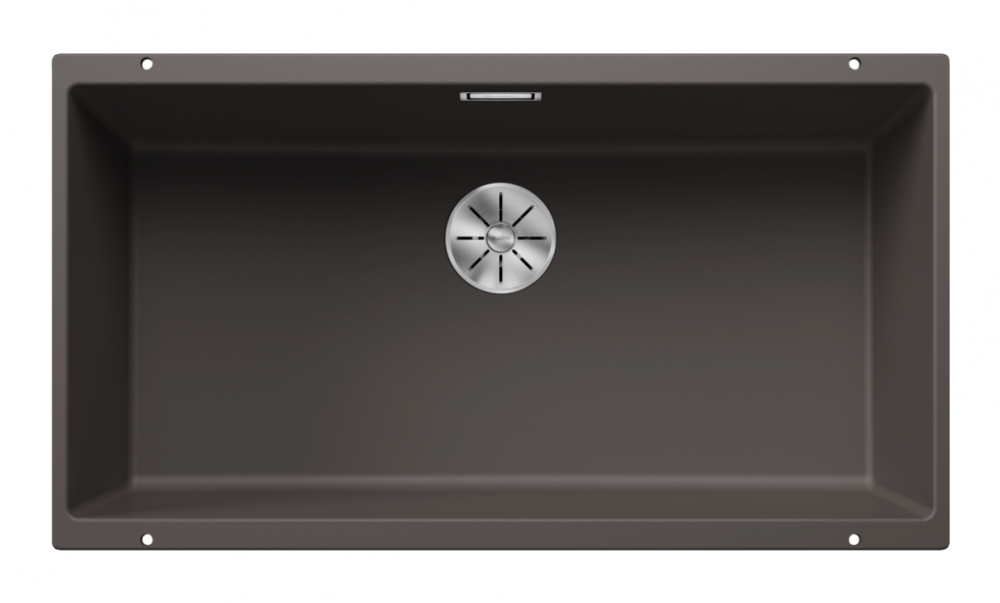 Мойка для кухни Blanco Subline 800-U 83х46 см SILGRANIT PuraDur® вулканический серый 527357