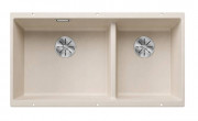 Мойка для кухни Blanco Subline 480/320-U 85,5х46 см SILGRANIT PuraDur® мягкий белый 527168